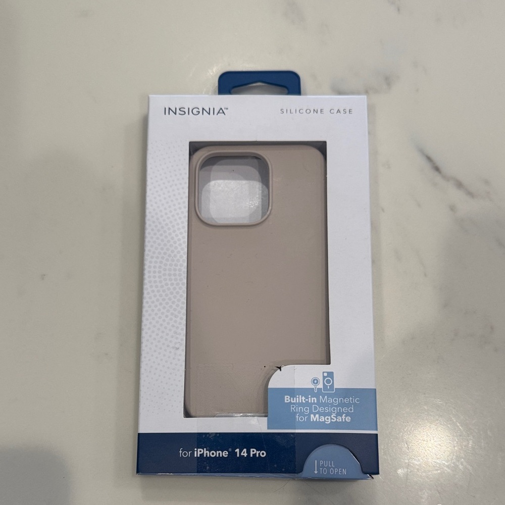 Insignia Silicone Case for iPhone 14 Pro - Tan